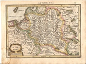 Первая карта ВКЛ Меркатора 1628 г. издания. Оригинал!