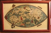 Генуэзская карта мира 1457 года. Интерьерное факсимиле 101х65 см