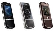 Nokia 8800 slider saphire brawn black arte имиджевый телефон vip класс