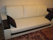 Комплект мебели 2-х и 3-х местные диваны из кожзама, белые