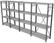 стеллажи металлические б/у