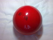 Мяч гимнастический Sasaki M-20A,  цвет:алый,  (Б/у)