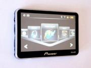 Навигатор Pioneer 420  экран 4.3, блютуз,  фм-модулятор,  ав-вход,  новый