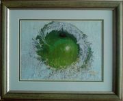    Картина «Сочное яблоко», ручная работа