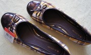 Удобные туфли шоколадного цвета,  38-39 р-р,  Уручье