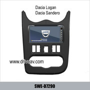 Dacia Logan Dacia Sandero in dash DVD player GPS navi IPOD SWE-D7290