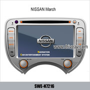 NISSAN Versa Micra марта стерео радио автомобильный DVD плеер GPS нави
