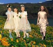 Коллекция детских платьев - Цветы жизни