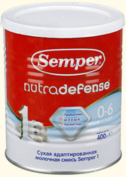Продам детское питание SEMPER Nutradefense 1
