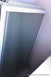Алюминиевые окна с балконов новостройки 