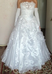 продам красивое свадебное платье (Минск)