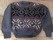 Замечательный свитер (Германия,  100% шерсть),  р.32. Новый