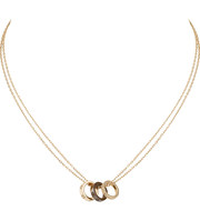 Продам колье Cartier Love Three-hoop 18ct Pink-gold And Diamond Necklace