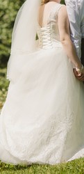 Свадебное платье  цвет айвори