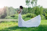 Свадебное платье со шлейфом. Минск