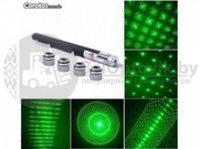Лазерная указка с 5 насадками Green Laser Pointer